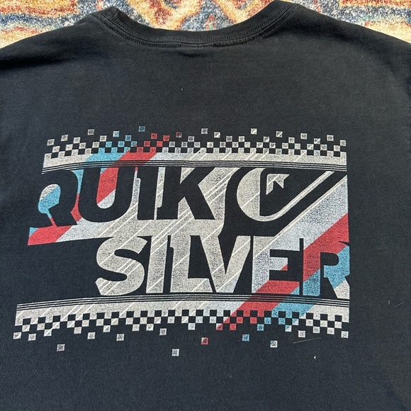 Vintage Quiksilver Logo T-shirt Medium - Picture 5 of 6